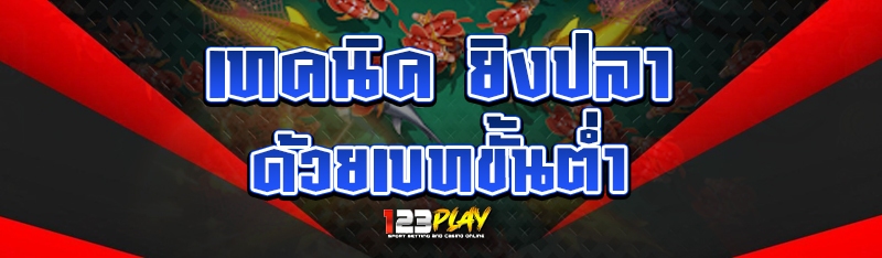 เทคนิค ยิงปลา ด้วยเบทขั้นต่ำ