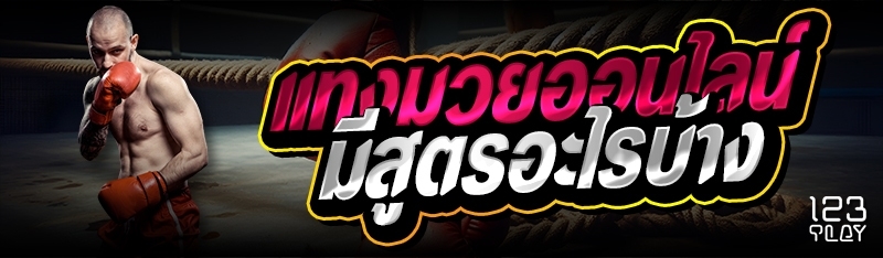 สูตรแทงมวยออนไลน์มีอะไรบ้าง